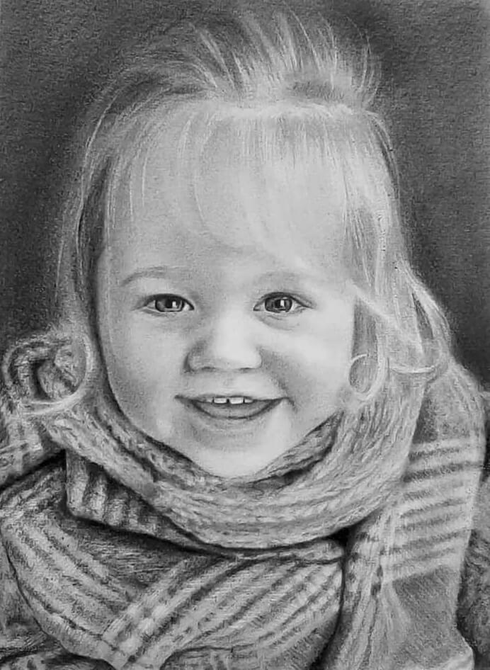 Portrait - Pencil on Bristol paper